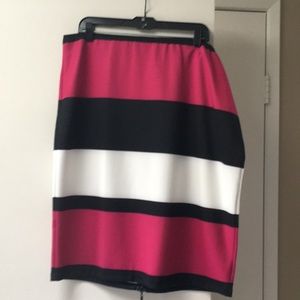 Bisou Bisou pencil skirt zip up back size 1X